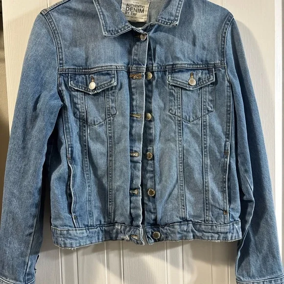 Zara Classic Blue Jean Jacket - Picture 1 of 3